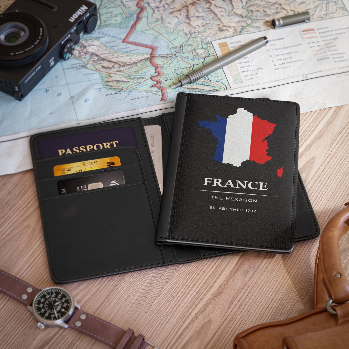 France Passport Holder Country Series
