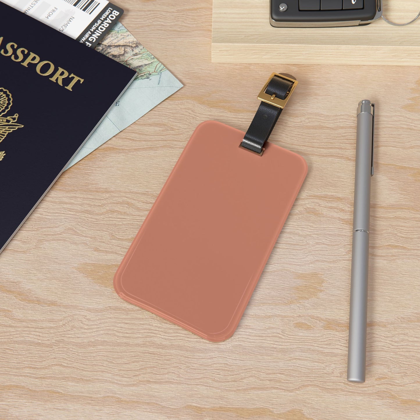 Terracotta Luggage Tag Acrylic Travel Tag