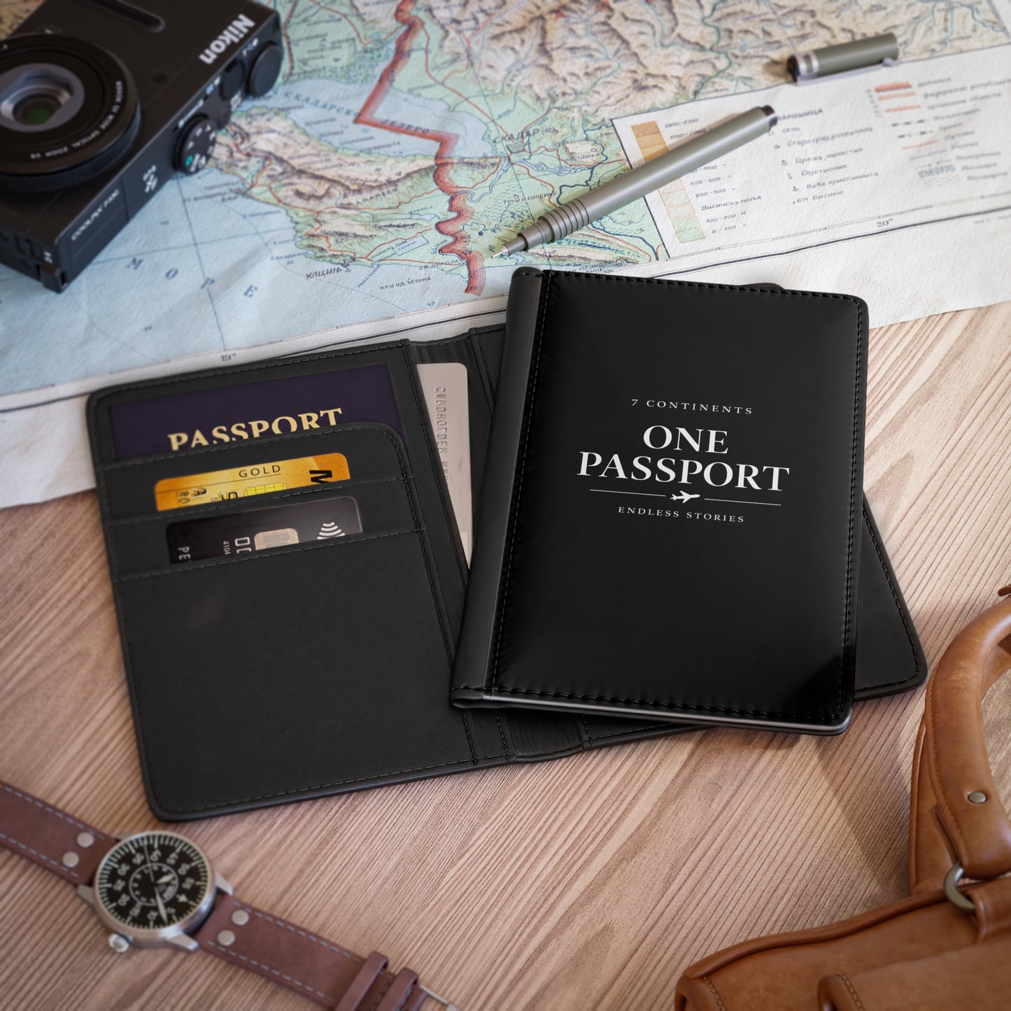 7 Continents 1 Passport Travel Passport Holder
