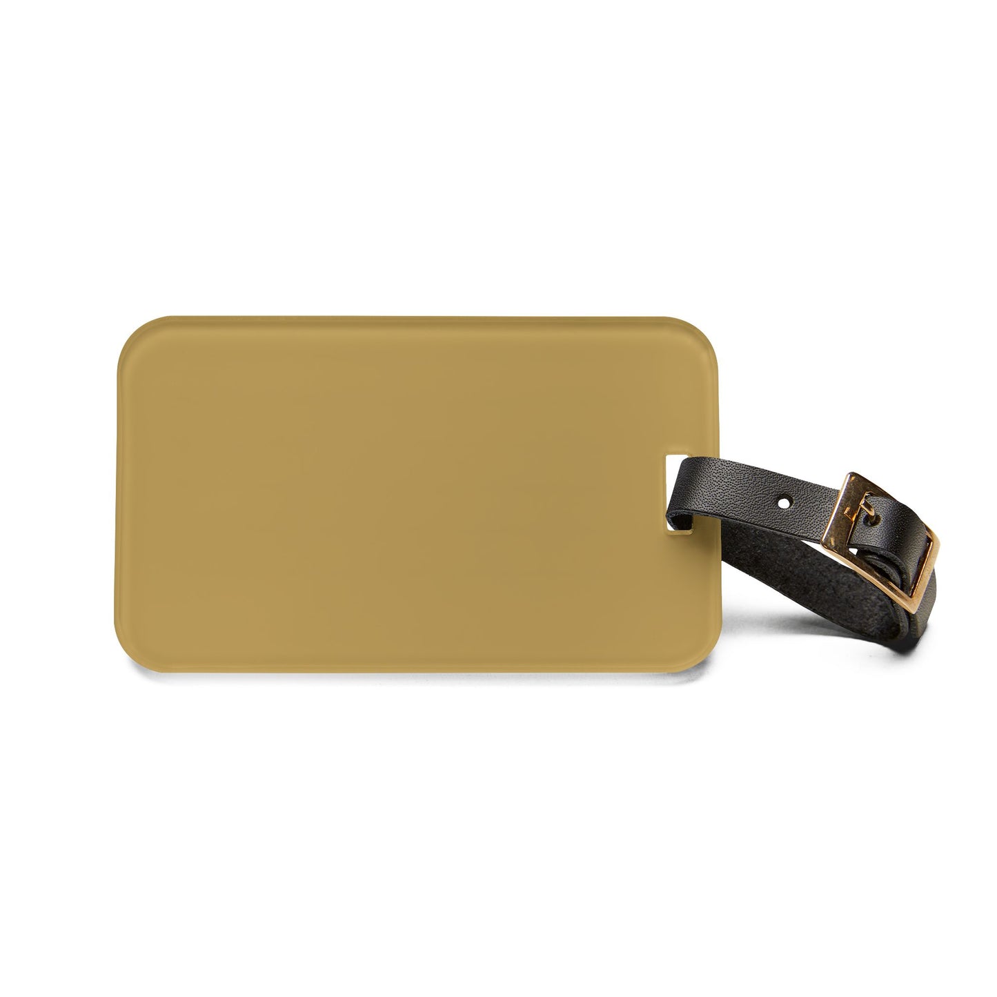 Muted Gold Luggage Tag Acrylic Travel Tag