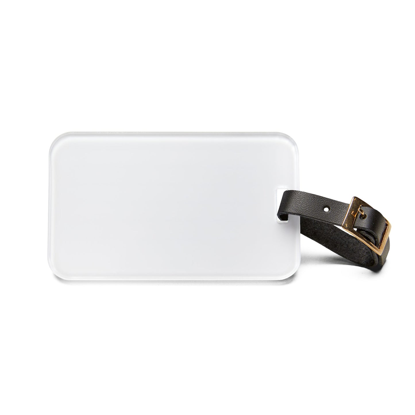 White Luggage Tag Acrylic Travel Tag