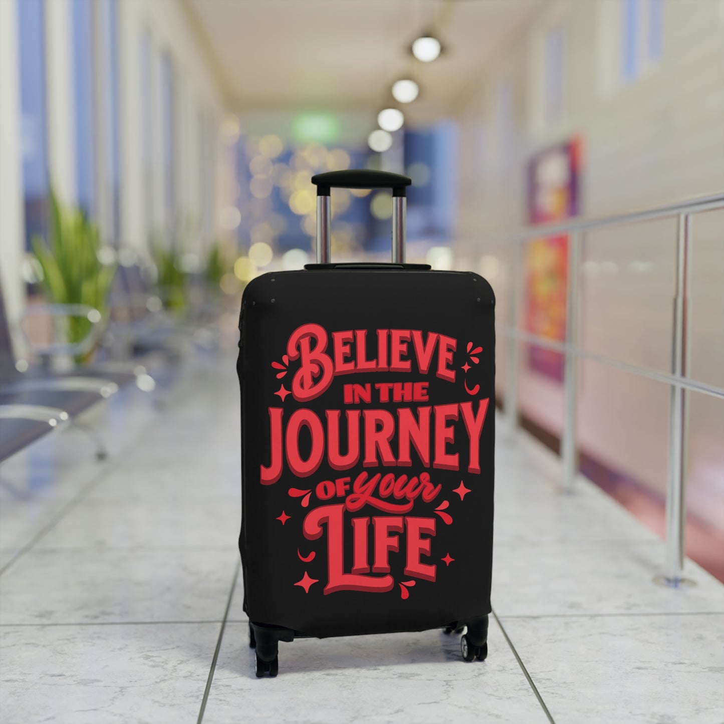 Believe In The Journey Luggage Cover Travel Suitcase Cover