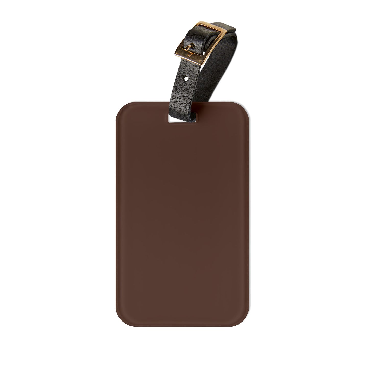 Chocolate Brown Luggage Tag Acrylic Travel Tag