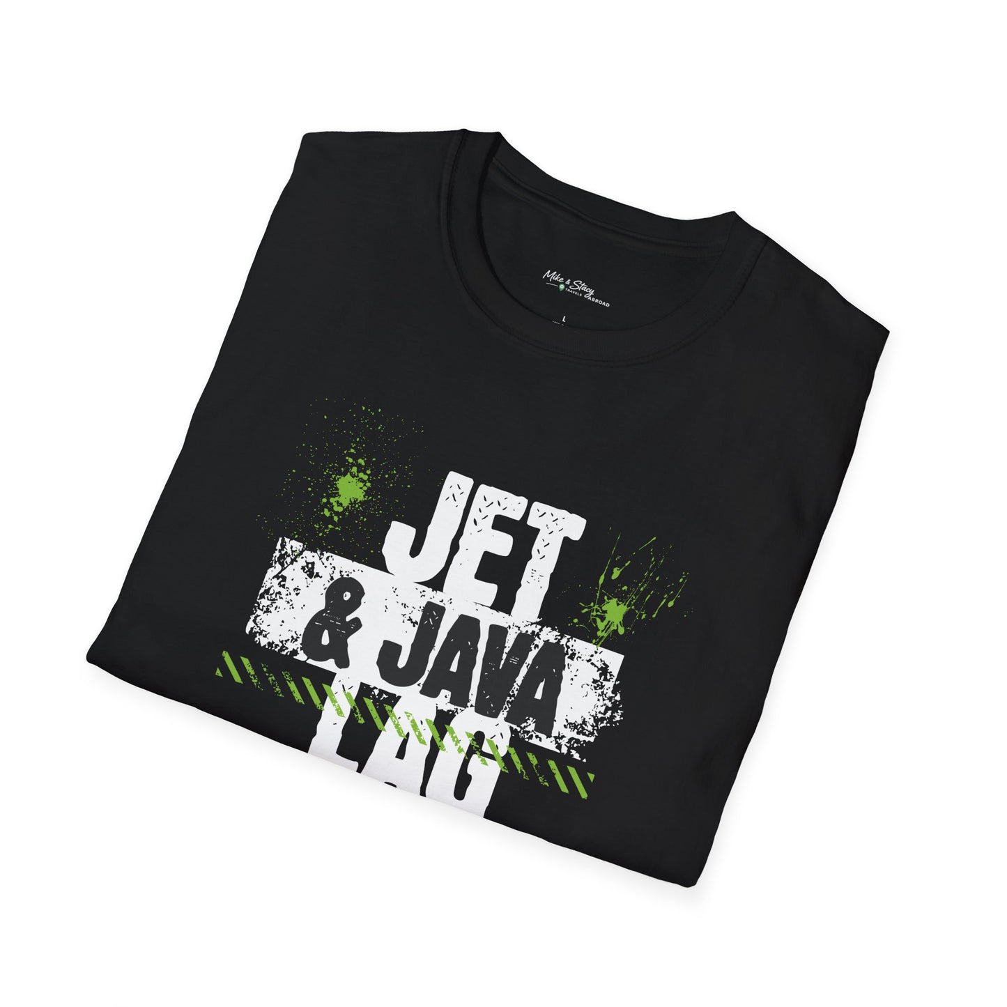 Jet Lag and Java Black Gildan 64000 Unisex Shirt