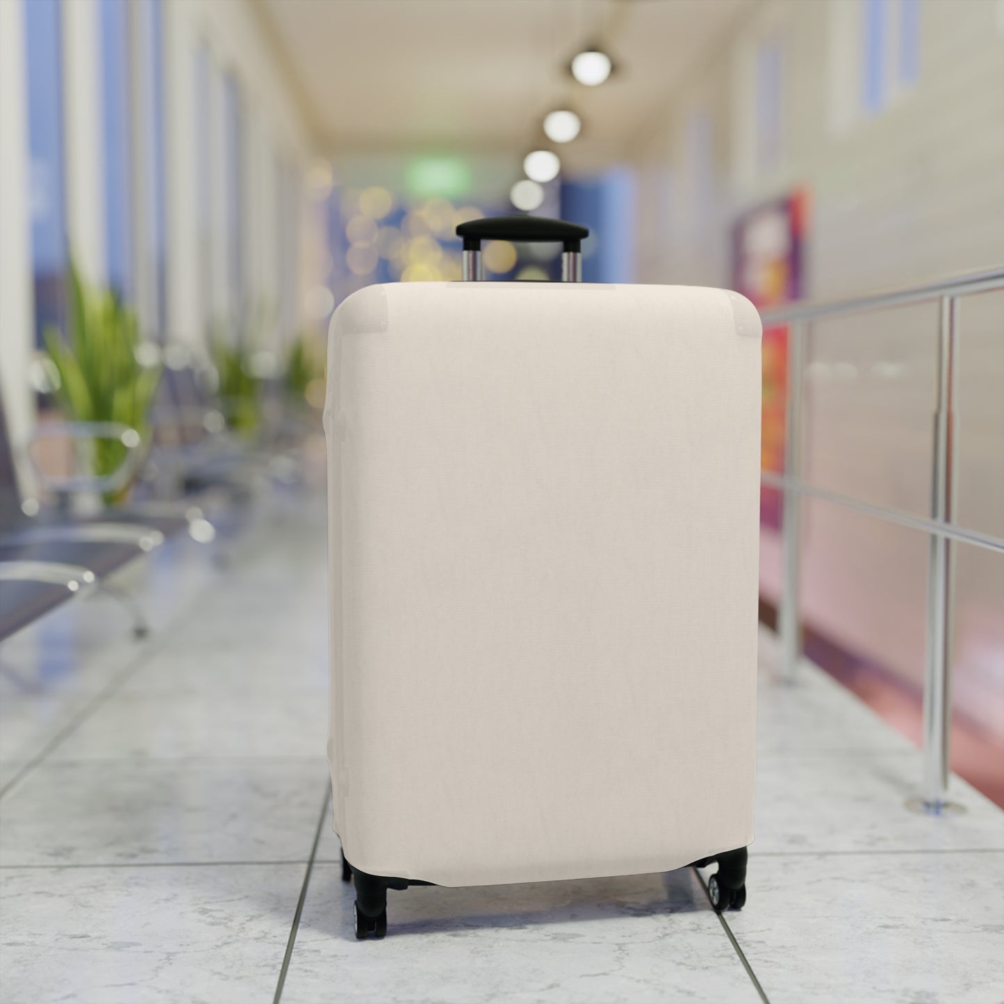 Latte Cream Luggage Cover Travel Suitcase Cover Protective Stretch Cover