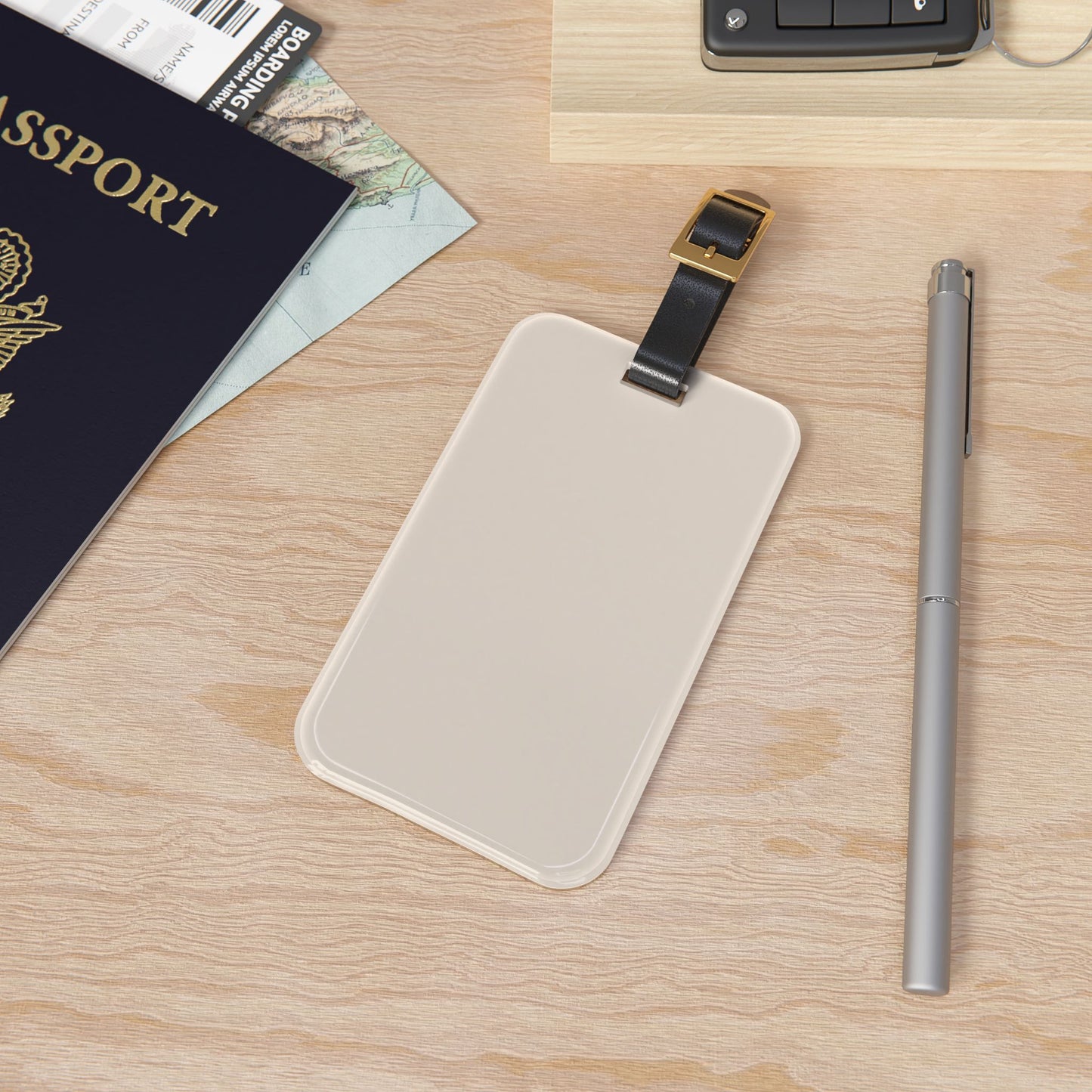 Latte Cream Luggage Tag Acrylic Travel Tag