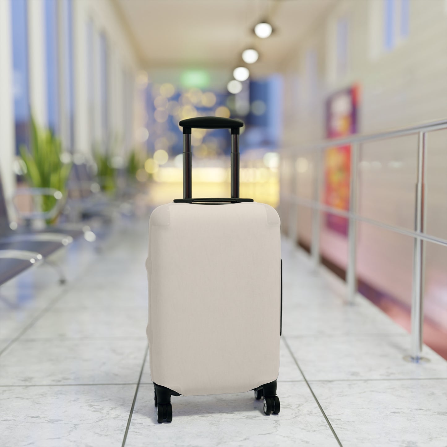 Latte Cream Luggage Cover Travel Suitcase Cover Protective Stretch Cover