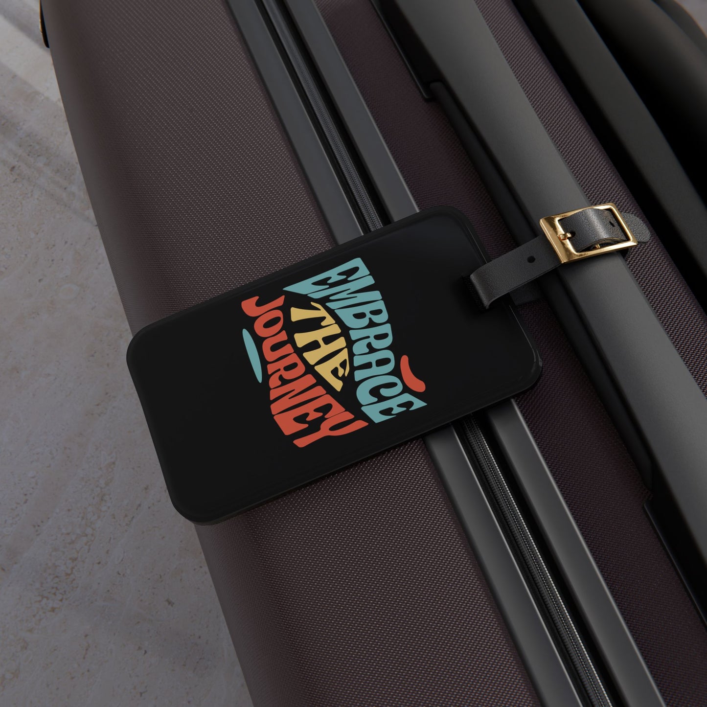 Embrace The Journey Luggage Tag Acrylic Travel Tag