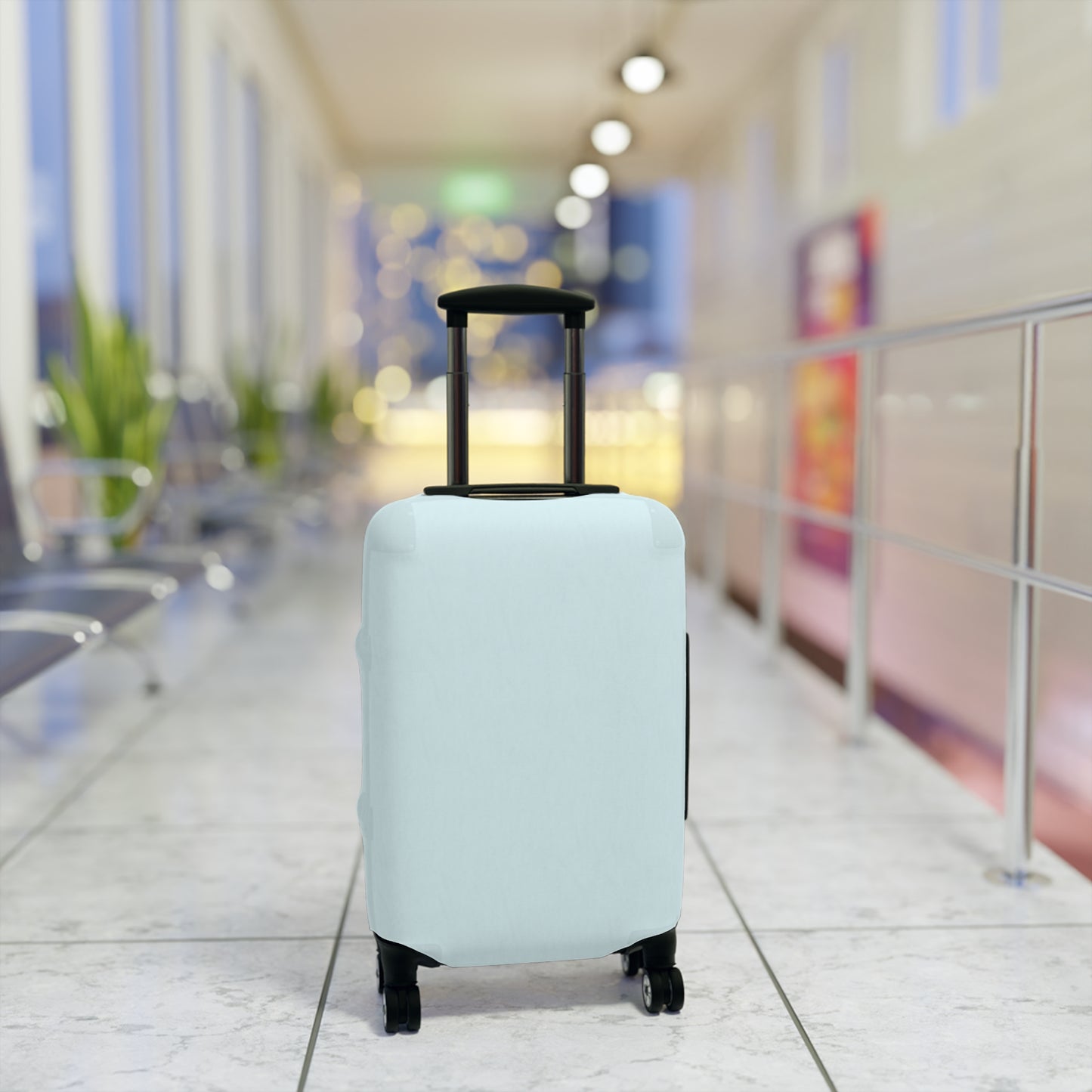 Ocean Blue Luggage Cover Travel Suitcase Cover Protective Stretch Cover