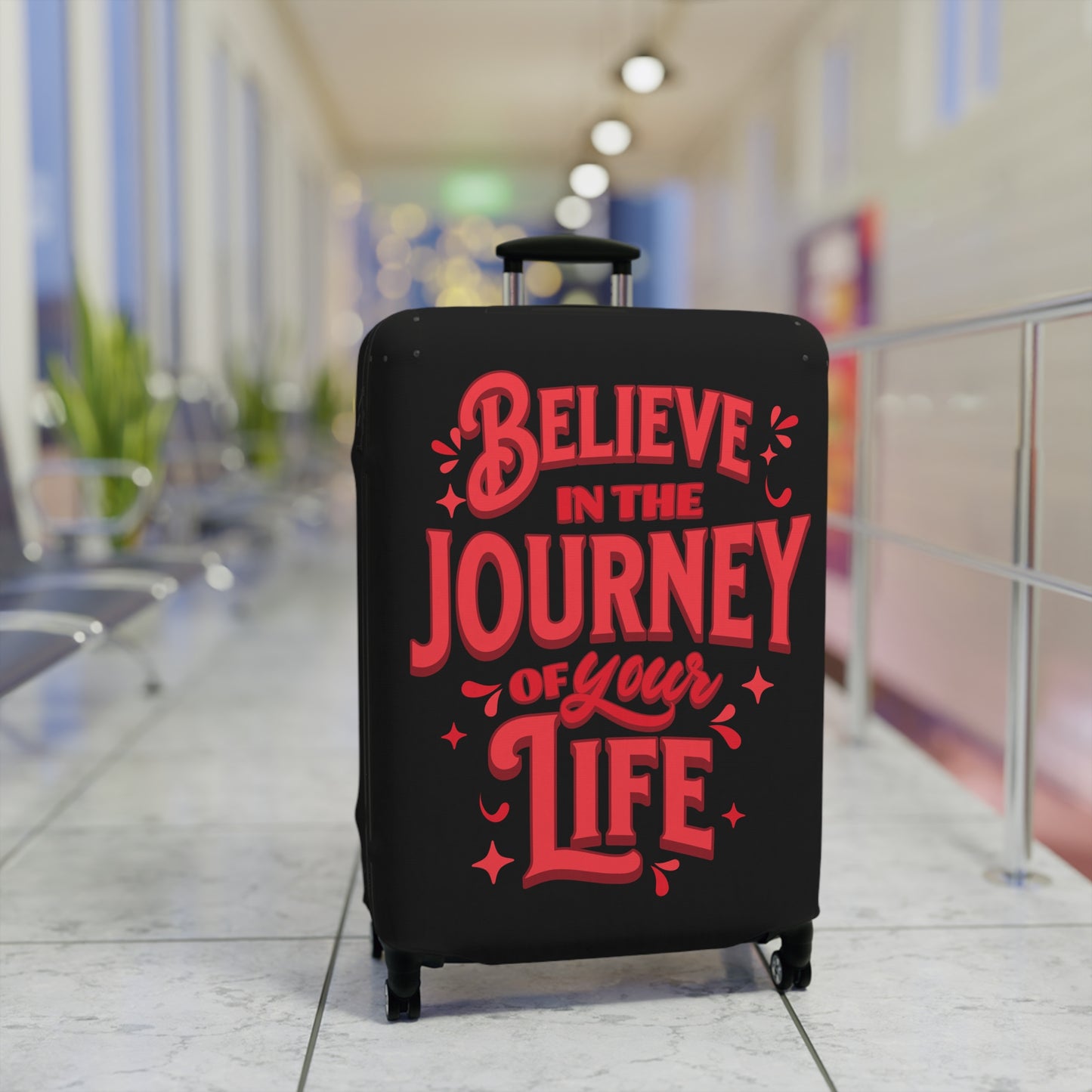 Believe In The Journey Luggage Cover Travel Suitcase Cover