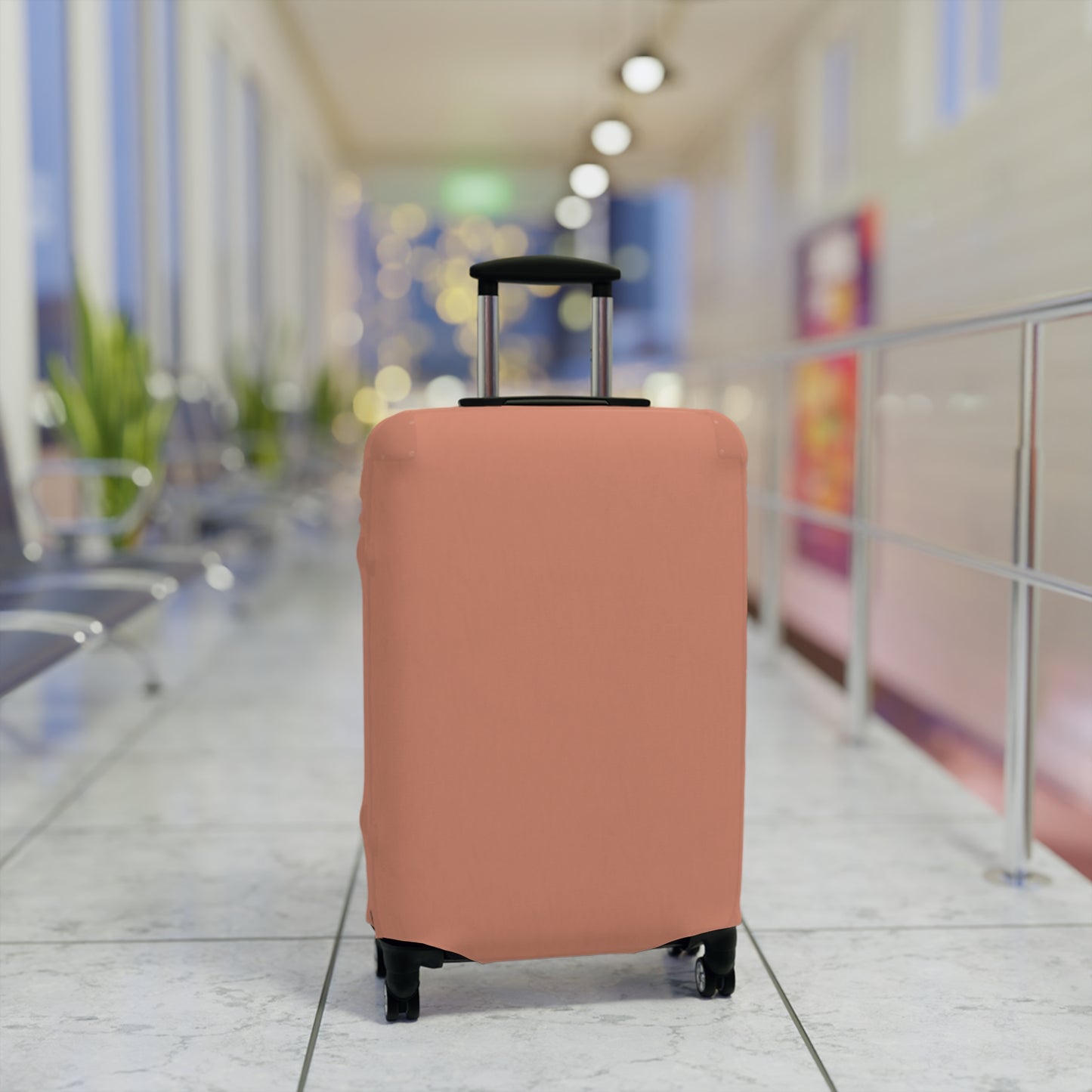 Terracotta Luggage Cover Travel Suitcase Cover Protective Stretch Cover