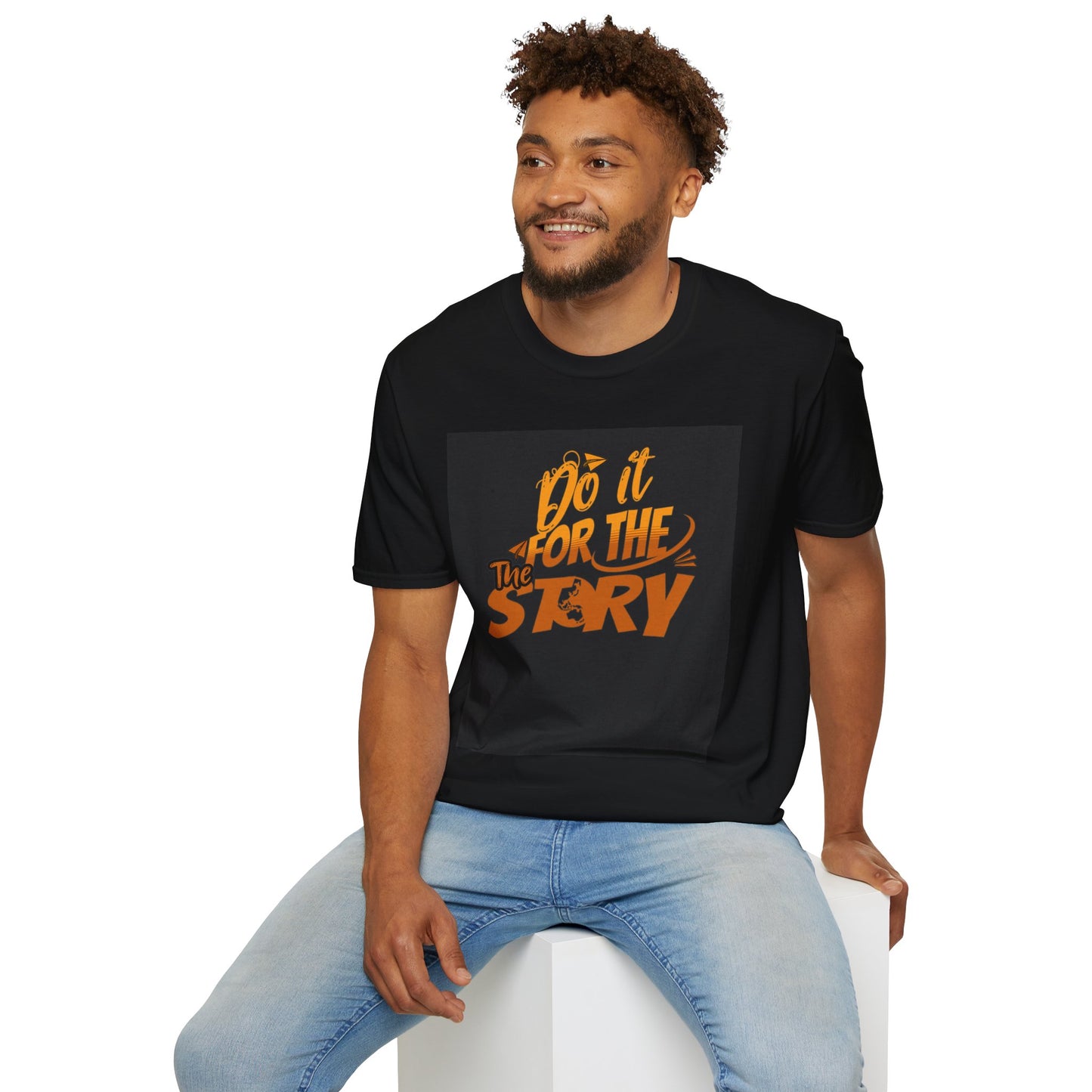 Do It For The Story Black Gildan 64000 Unisex Shirt