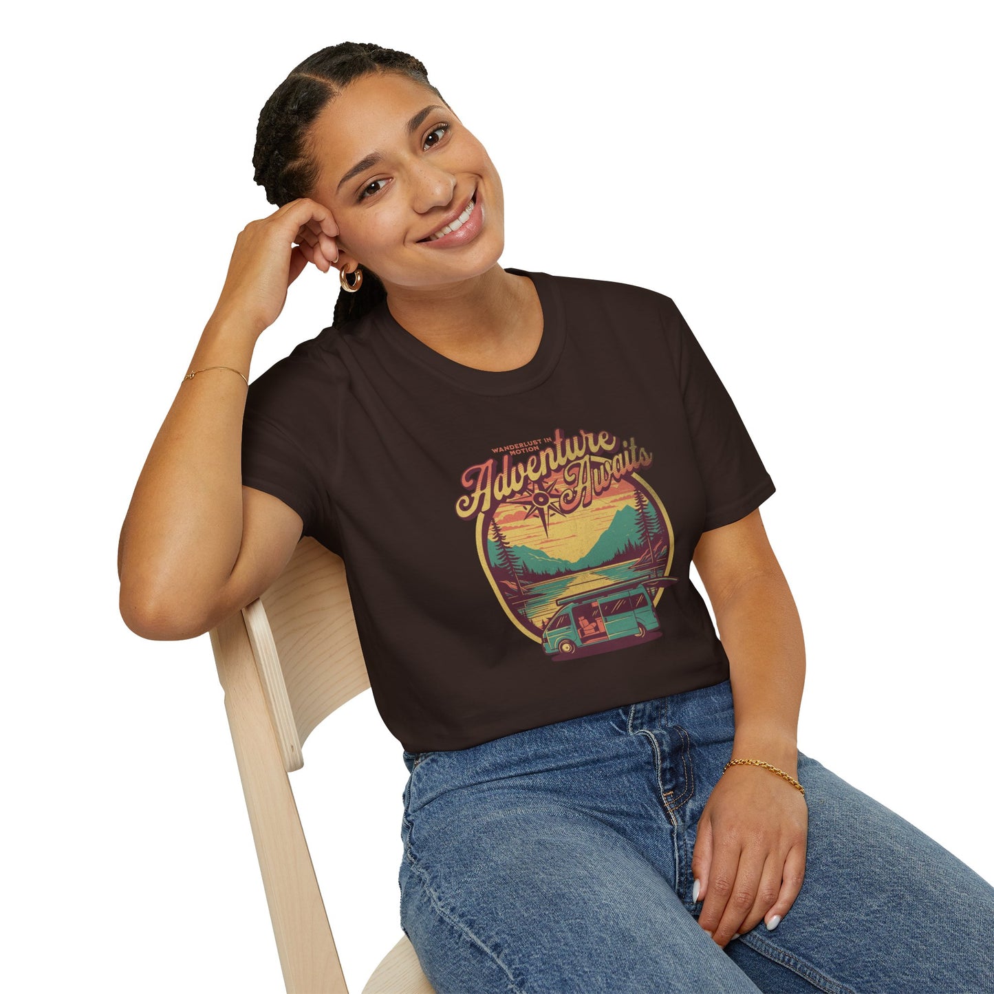 Adventure Awaits Gildan 64000 Unisex Shirt
