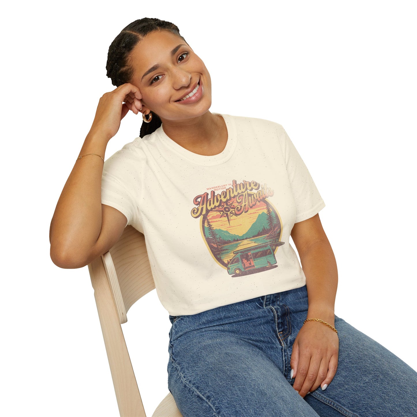 Adventure Awaits Gildan 64000 Unisex Shirt