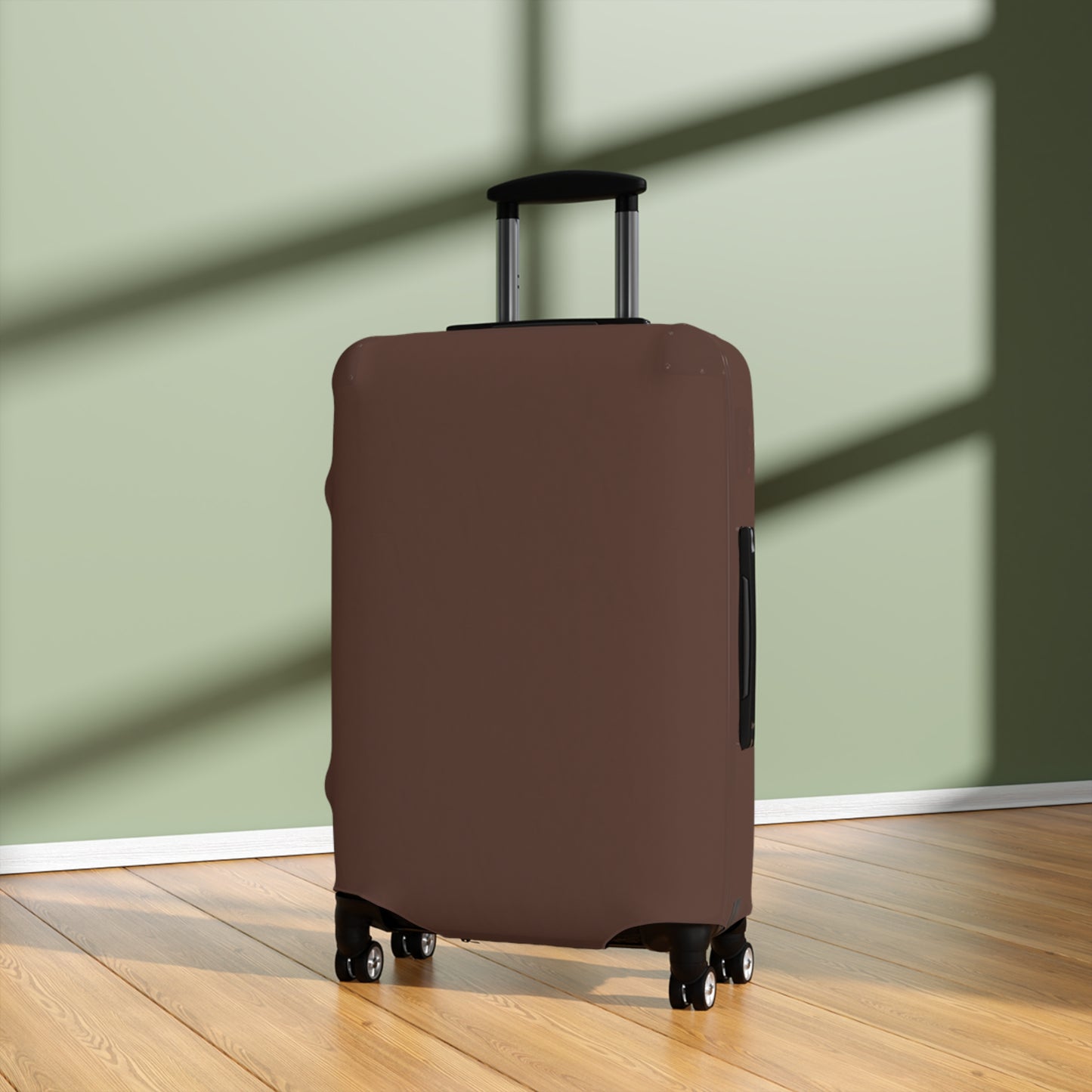 Chocolate Brown Luggage Cover Travel Suitcase Cover Protective Stretch Cover
