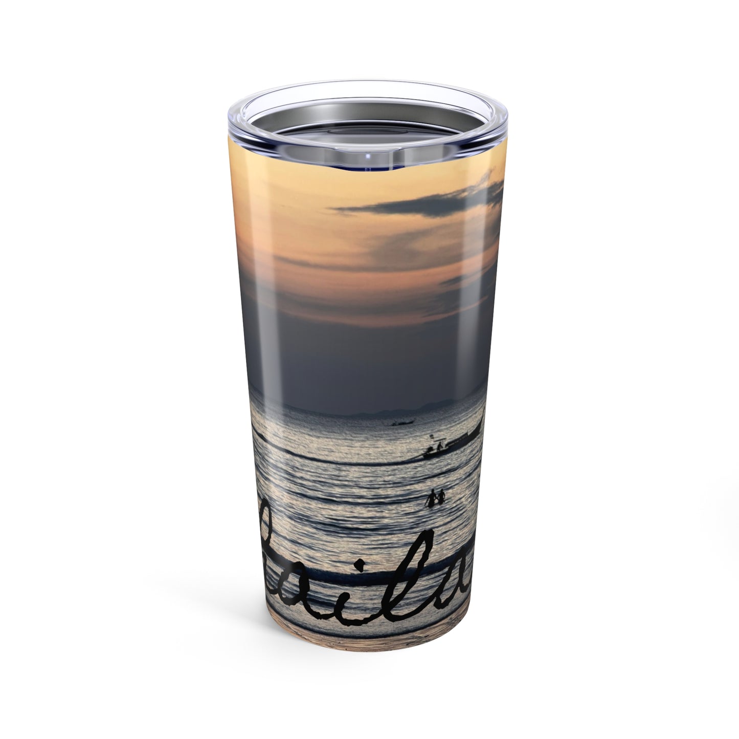 Thailand Sunset Photo 20oz Travel Tumbler