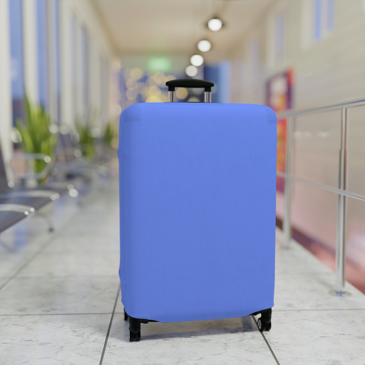 Periwinkle Luggage Cover Travel Suitcase Cover Protective Stretch Cover
