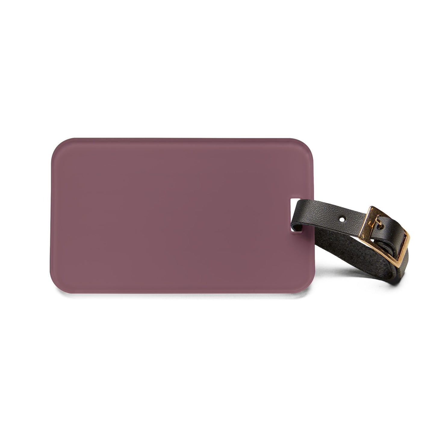 Mauve Luggage Tag Acrylic Travel Tag