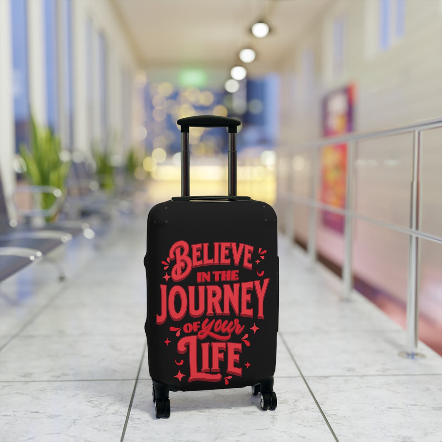Believe In The Journey Luggage Cover Travel Suitcase Cover