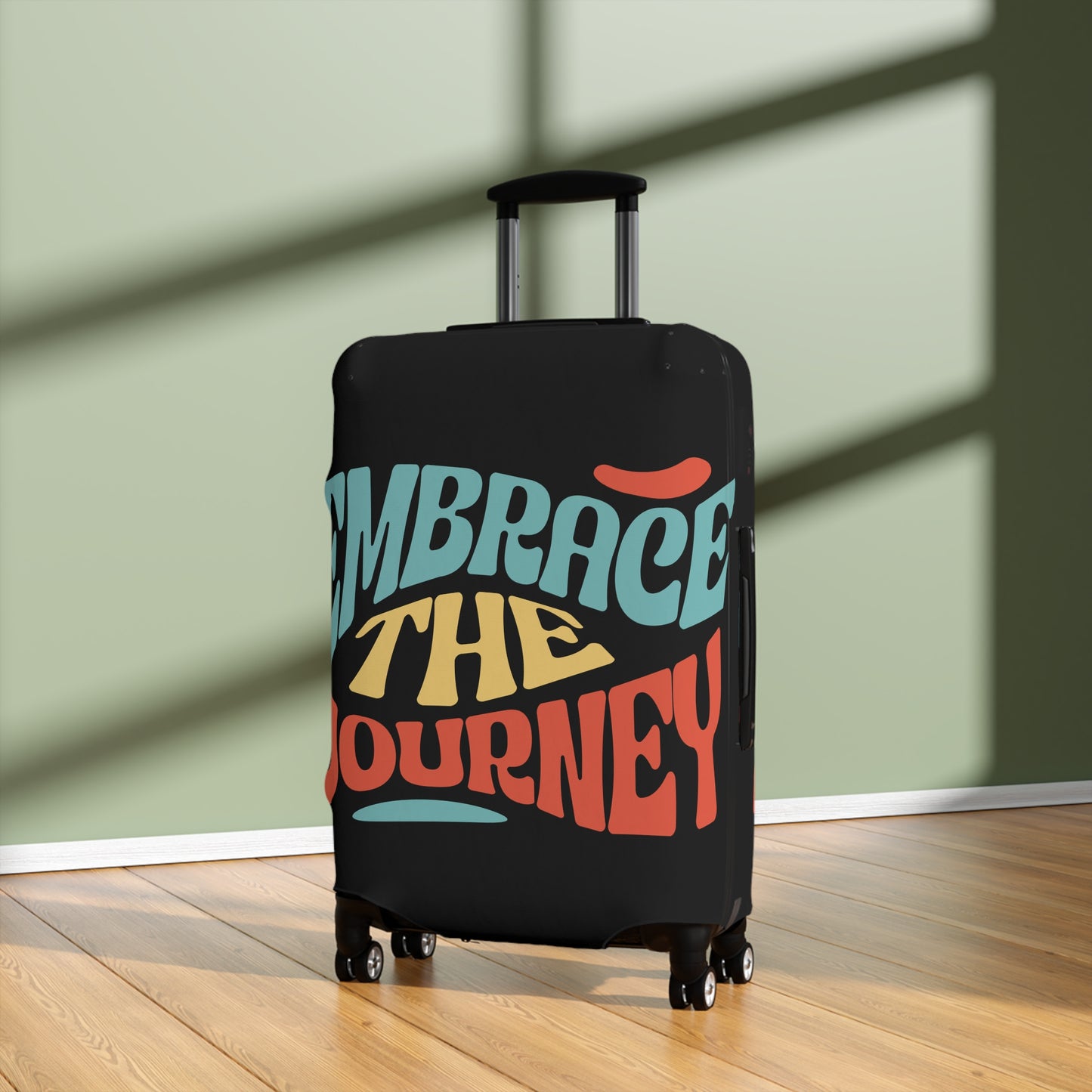 Embrace The Journey Luggage Cover Travel Suitcase Cover