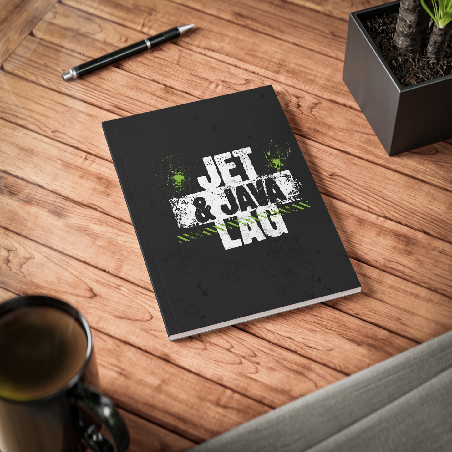Jet Lag and Java Travel Journal A5 Softcover (EU & Europe Only)