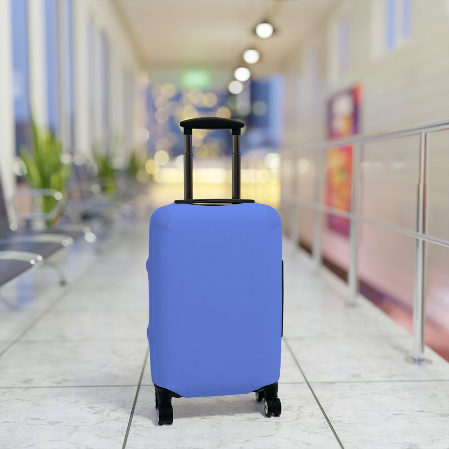 Periwinkle Luggage Cover Travel Suitcase Cover Protective Stretch Cover