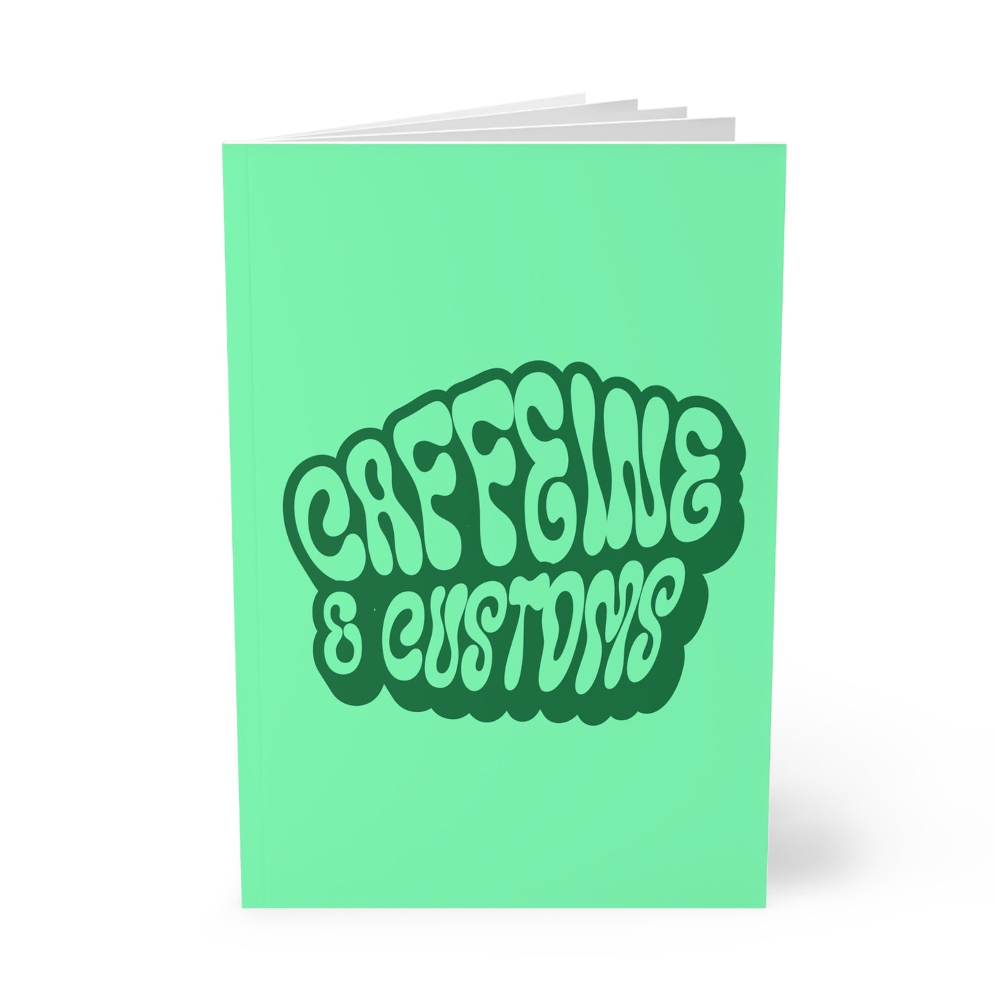 Caffeine and Customs Travel Journal A5 Softcover (EU & Europe only)