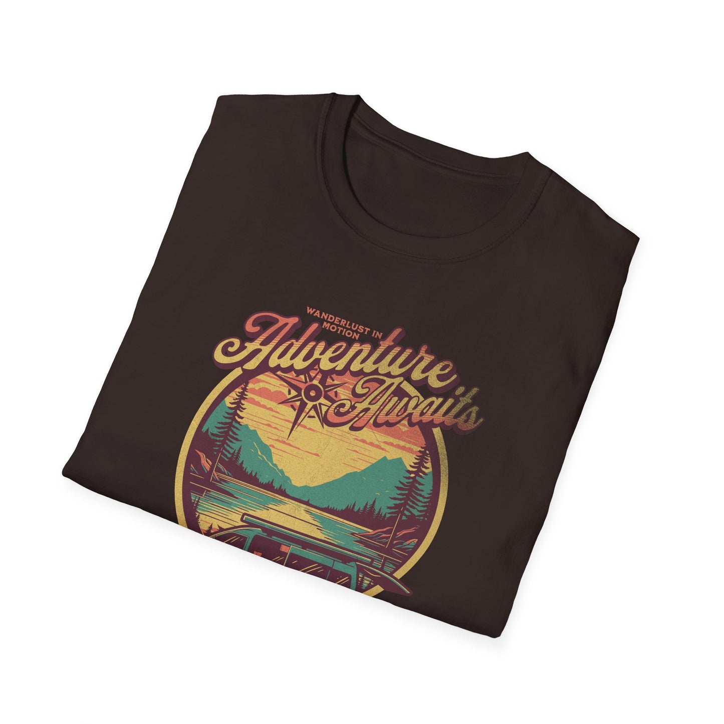 Adventure Awaits Gildan 64000 Unisex Shirt