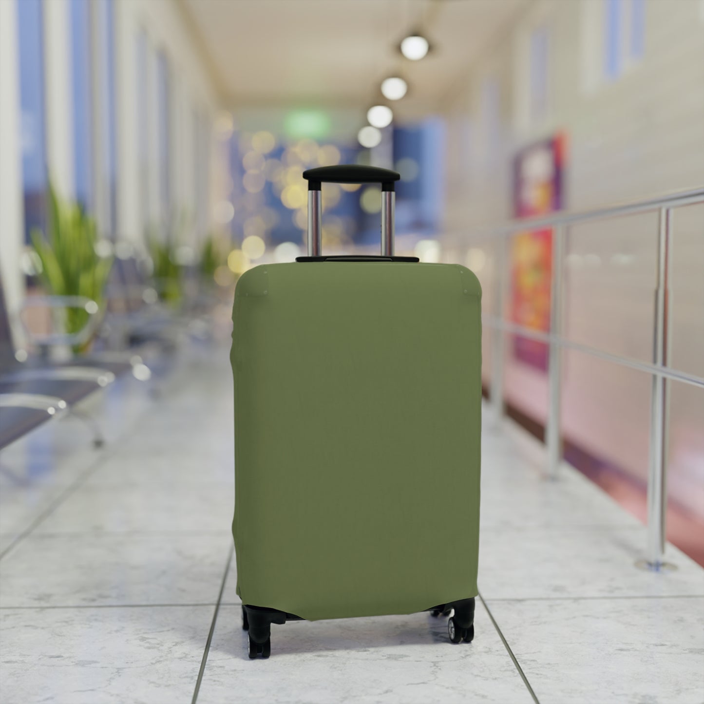 Olive Luggage Cover Travel Suitcase Cover Protective Stretch Cover