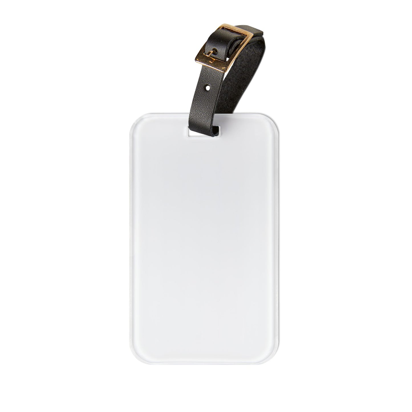 White Luggage Tag Acrylic Travel Tag