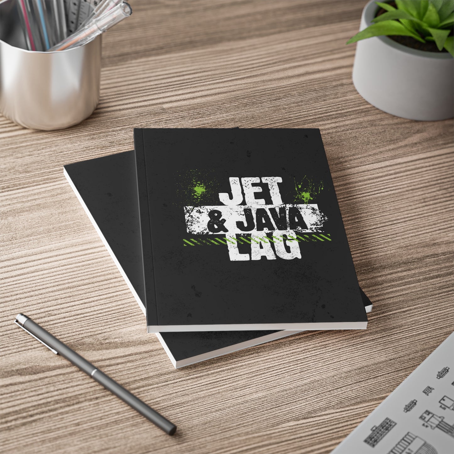 Jet Lag and Java Travel Journal A5 Softcover (EU & Europe Only)