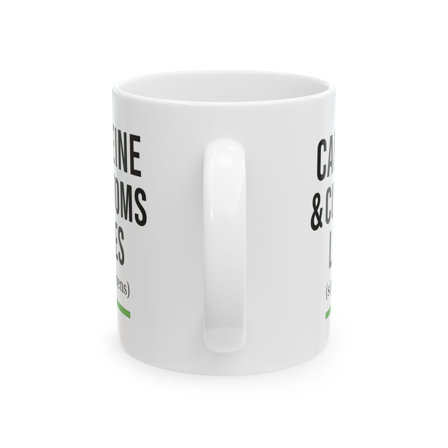Caffeine & Customs Lines (Sip Happens) 11oz Coffee Mug