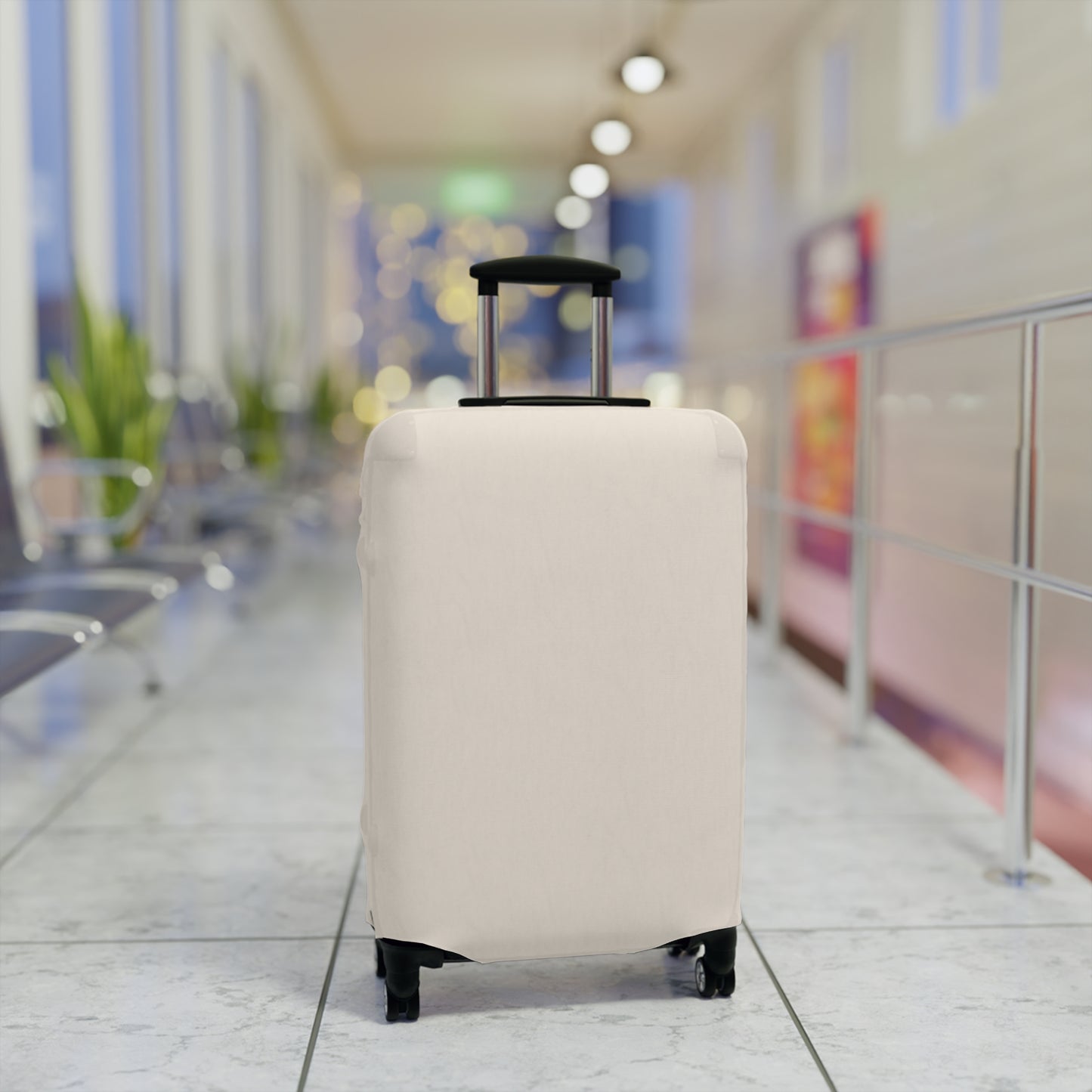 Latte Cream Luggage Cover Travel Suitcase Cover Protective Stretch Cover