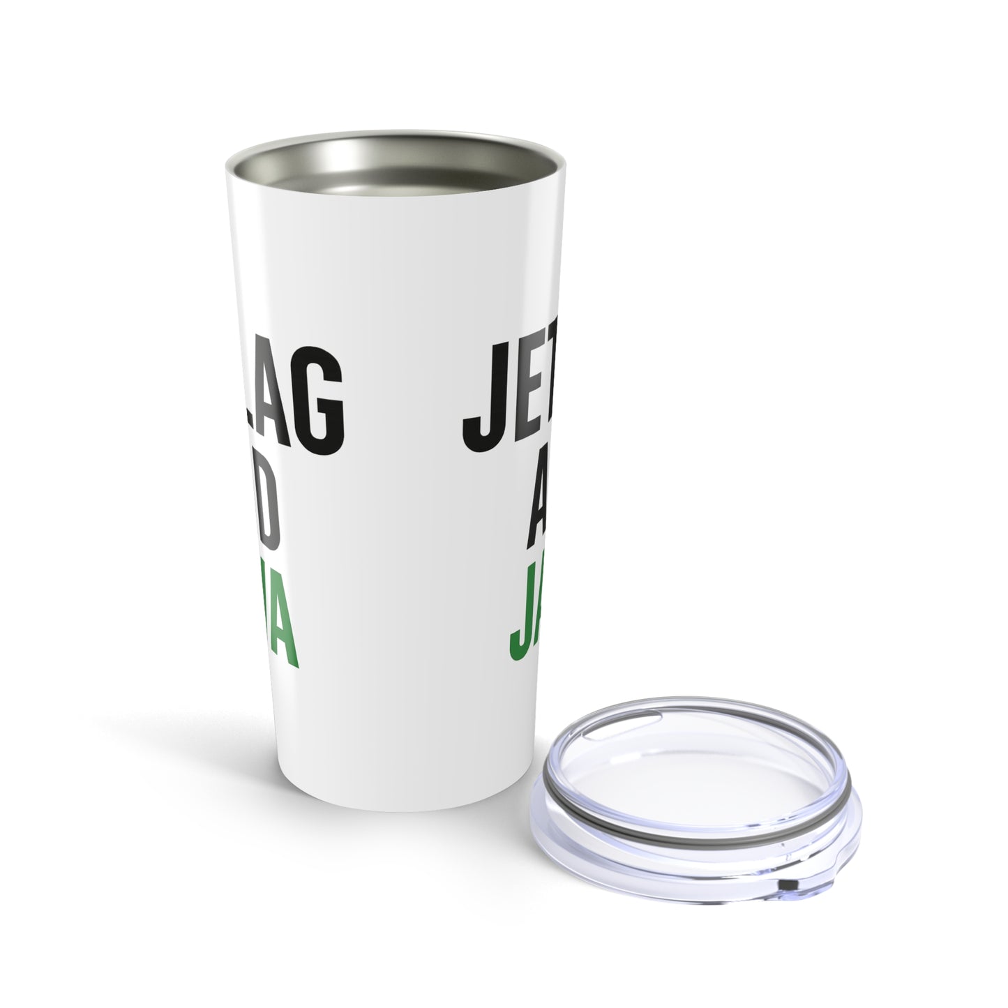 Jet Lag & Java 20oz Travel Tumbler