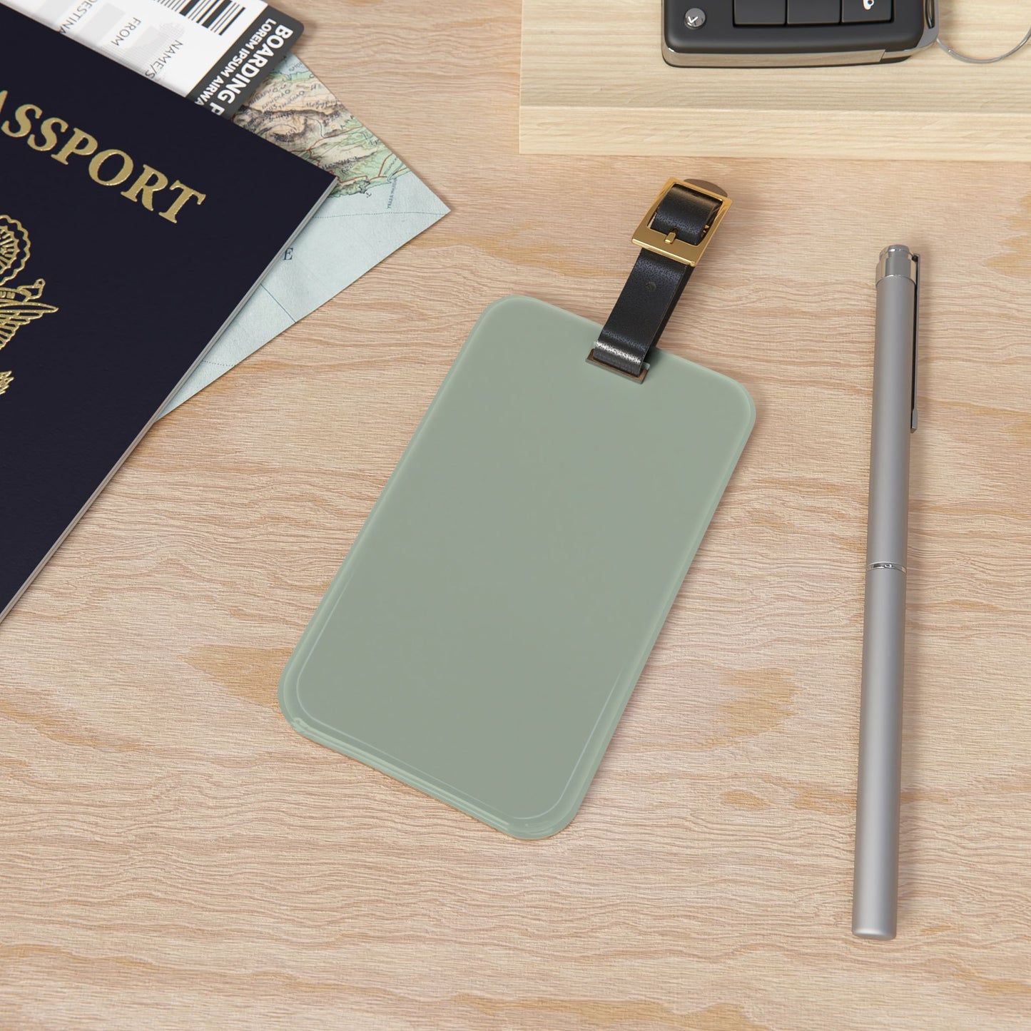 Sage Luggage Tag Acrylic Travel Tag