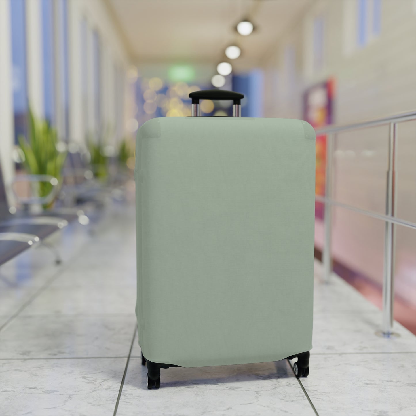 Sage Luggage Cover Travel Suitcase Cover Protective Stretch Cover