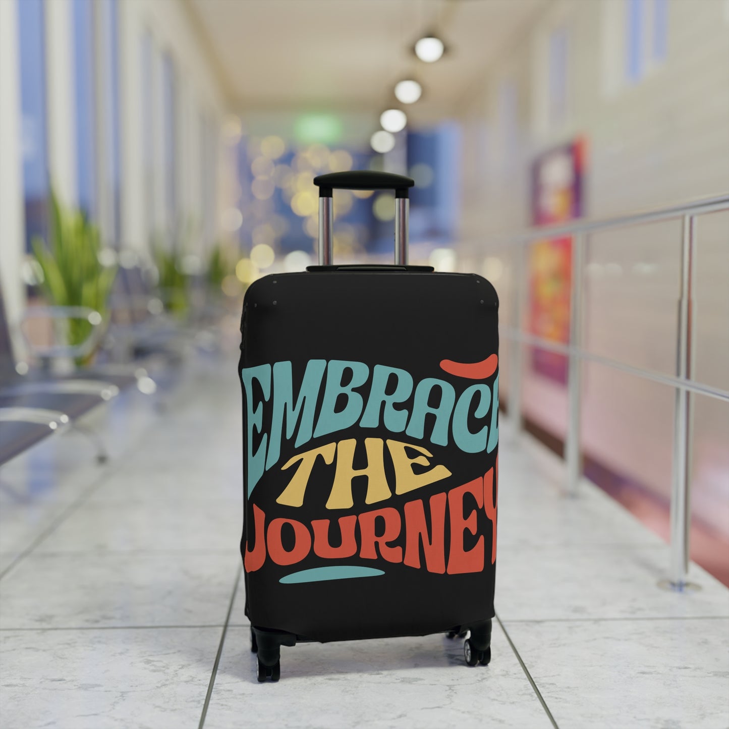 Embrace The Journey Luggage Cover Travel Suitcase Cover