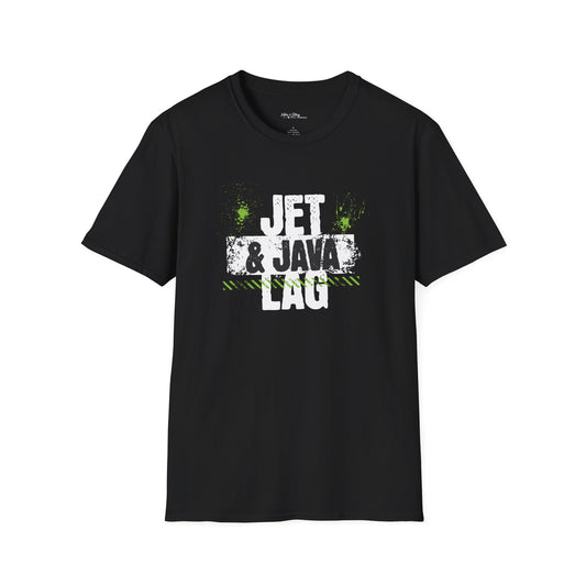 Jet Lag and Java Black Gildan 64000 Unisex Shirt
