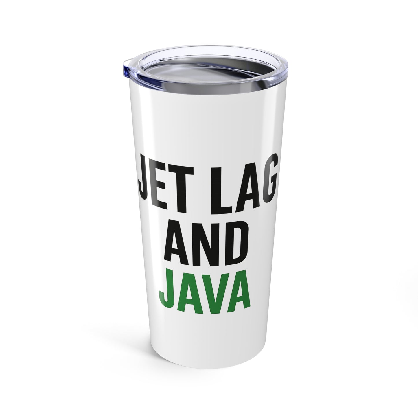 Jet Lag & Java 20oz Travel Tumbler
