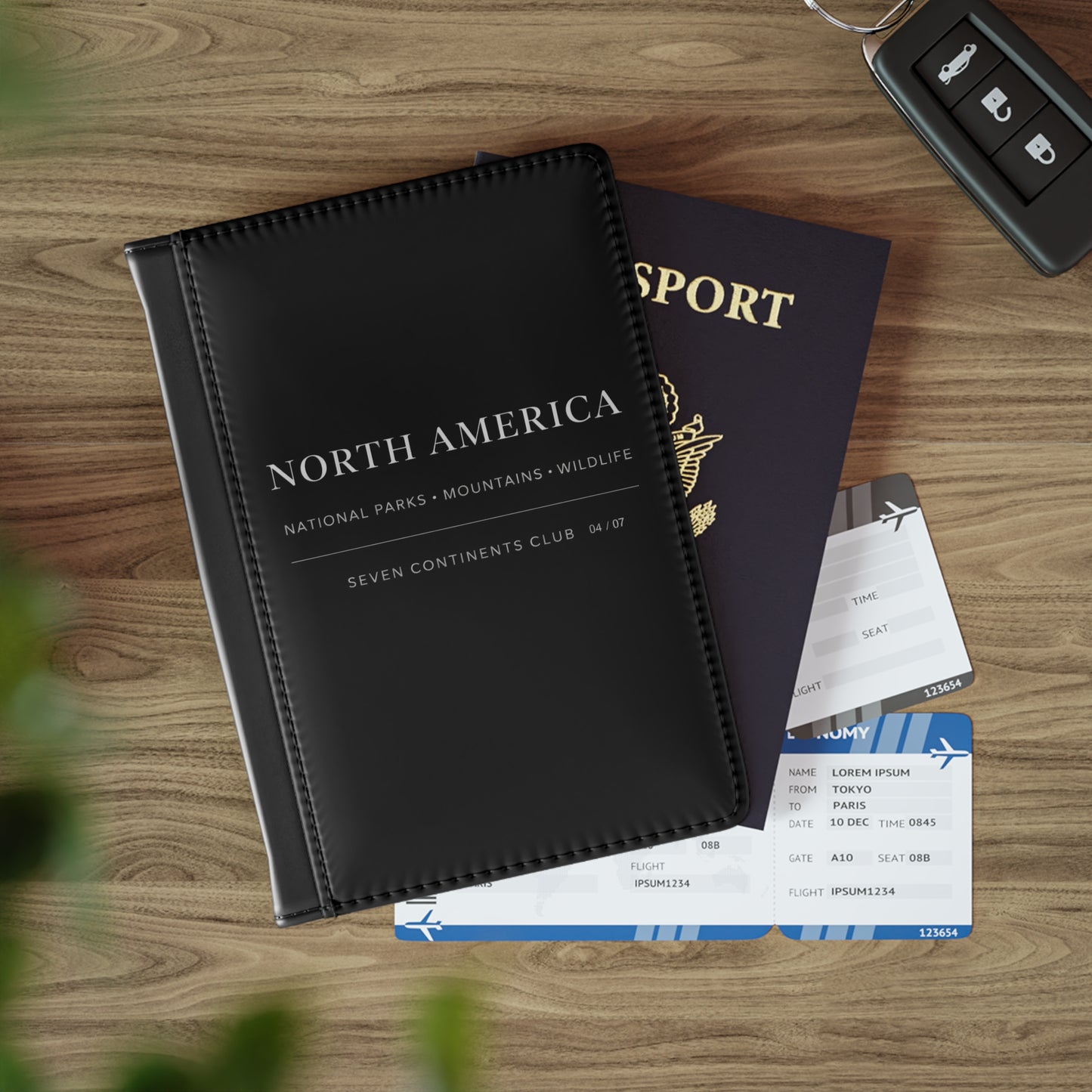North America Passport Holder Seven Continents Club 04 of 07