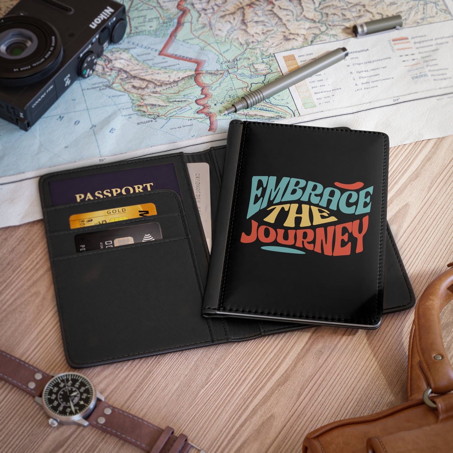 Embrace The Journey Passport Holder