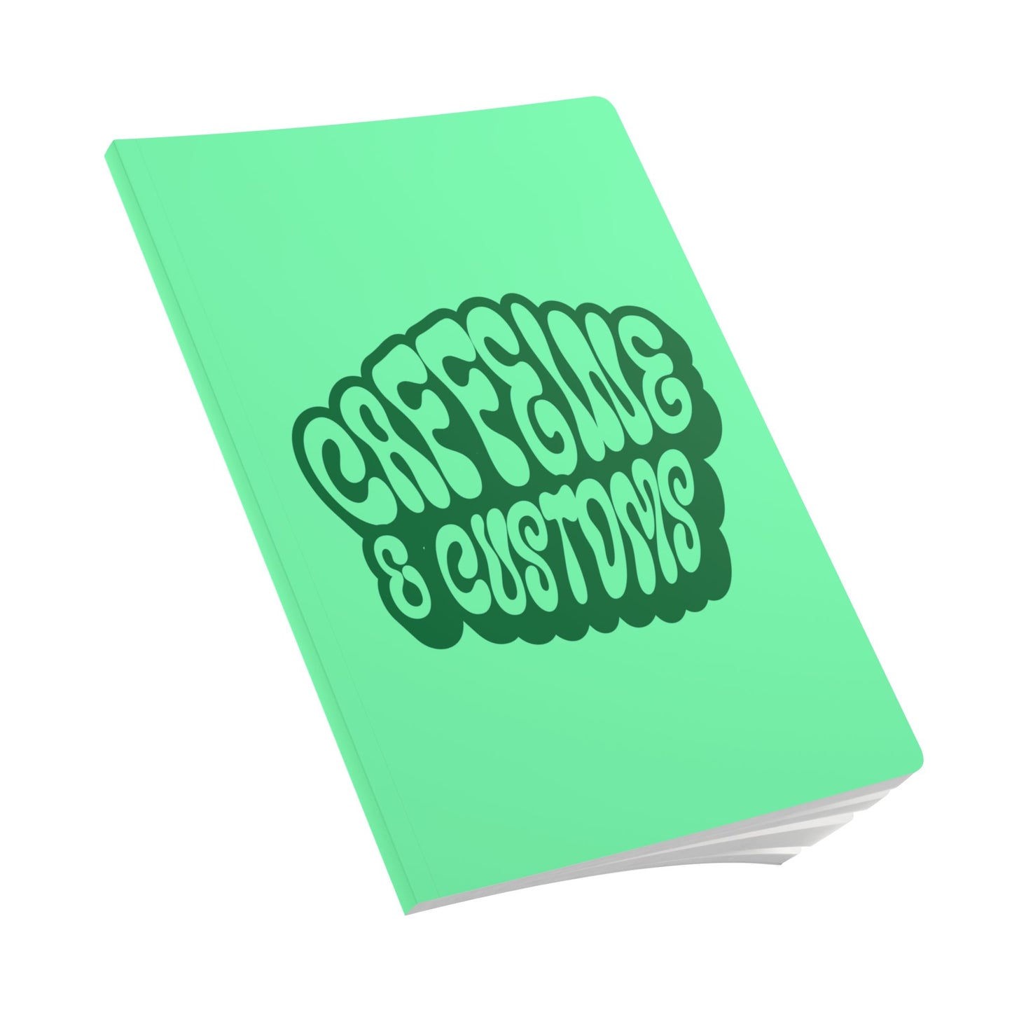 Caffeine and Customs Travel Journal A5 Softcover (USA Only)