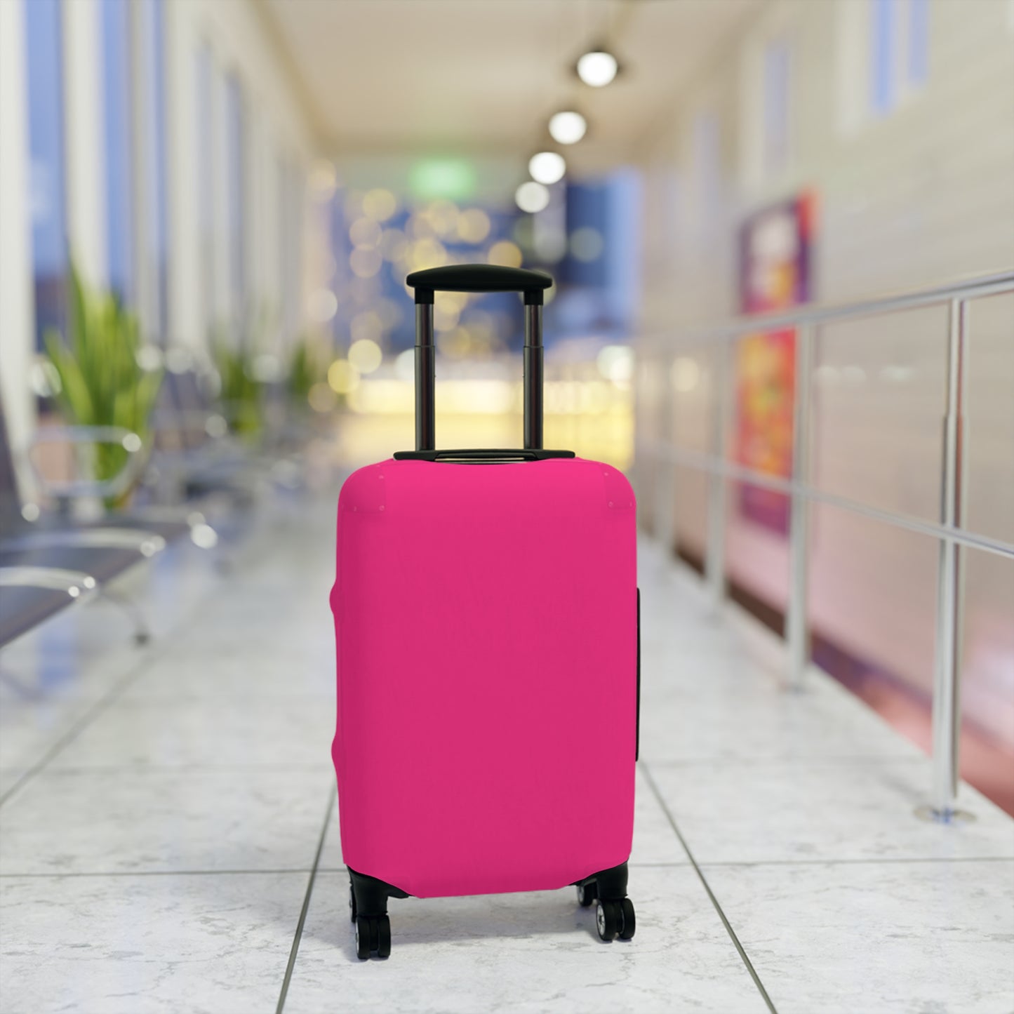 Pink Luggage Cover Travel Suitcase Cover Protective Stretch Cover