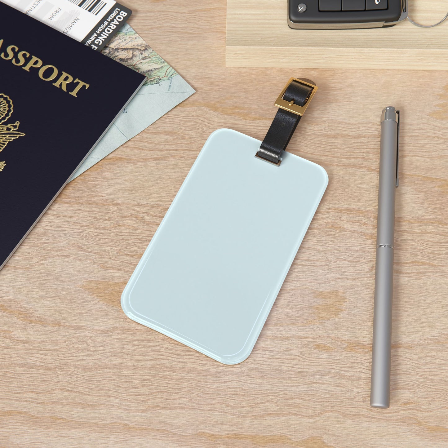 Ocean Blue Luggage Tag Acrylic Travel Tag