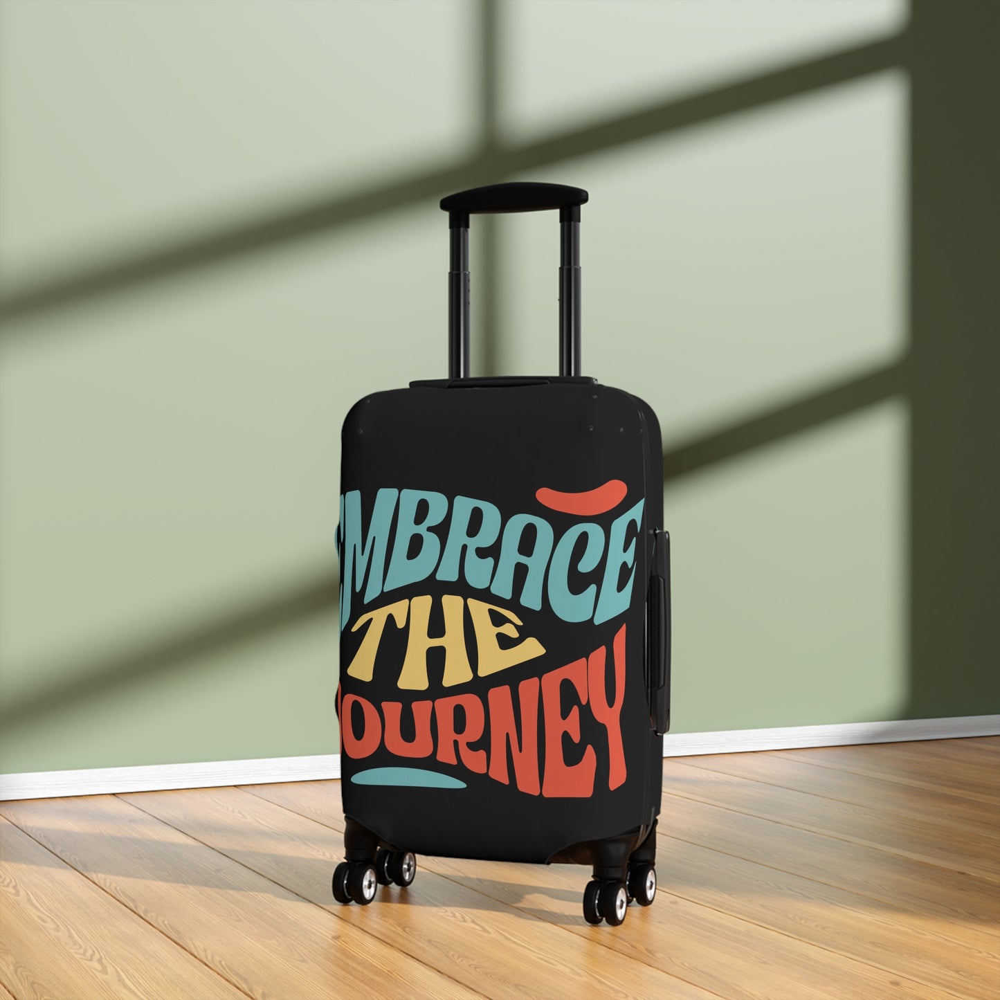 Embrace The Journey Luggage Cover Travel Suitcase Cover