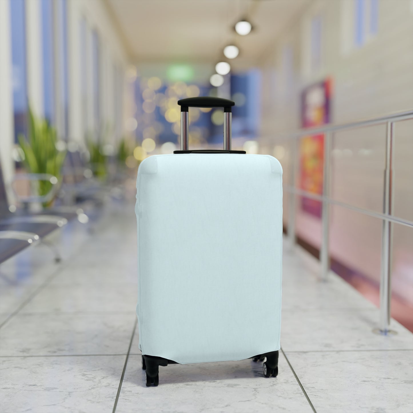 Ocean Blue Luggage Cover Travel Suitcase Cover Protective Stretch Cover
