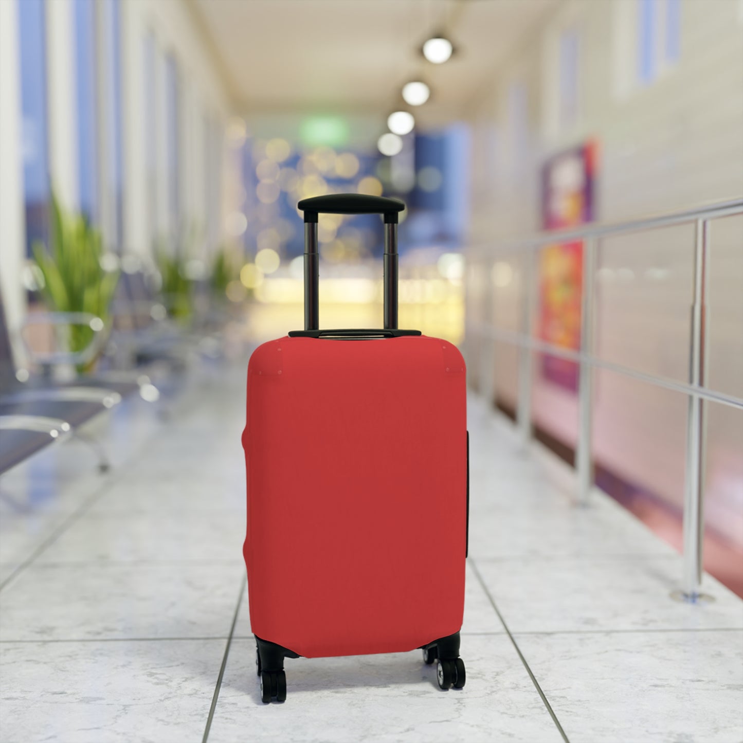 True Red Luggage Cover Travel Suitcase Cover Protective Stretch Cover
