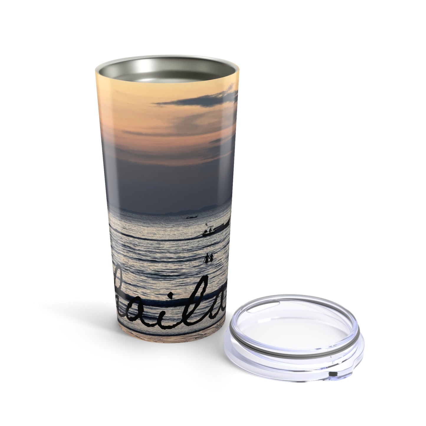 Thailand Sunset Photo 20oz Travel Tumbler