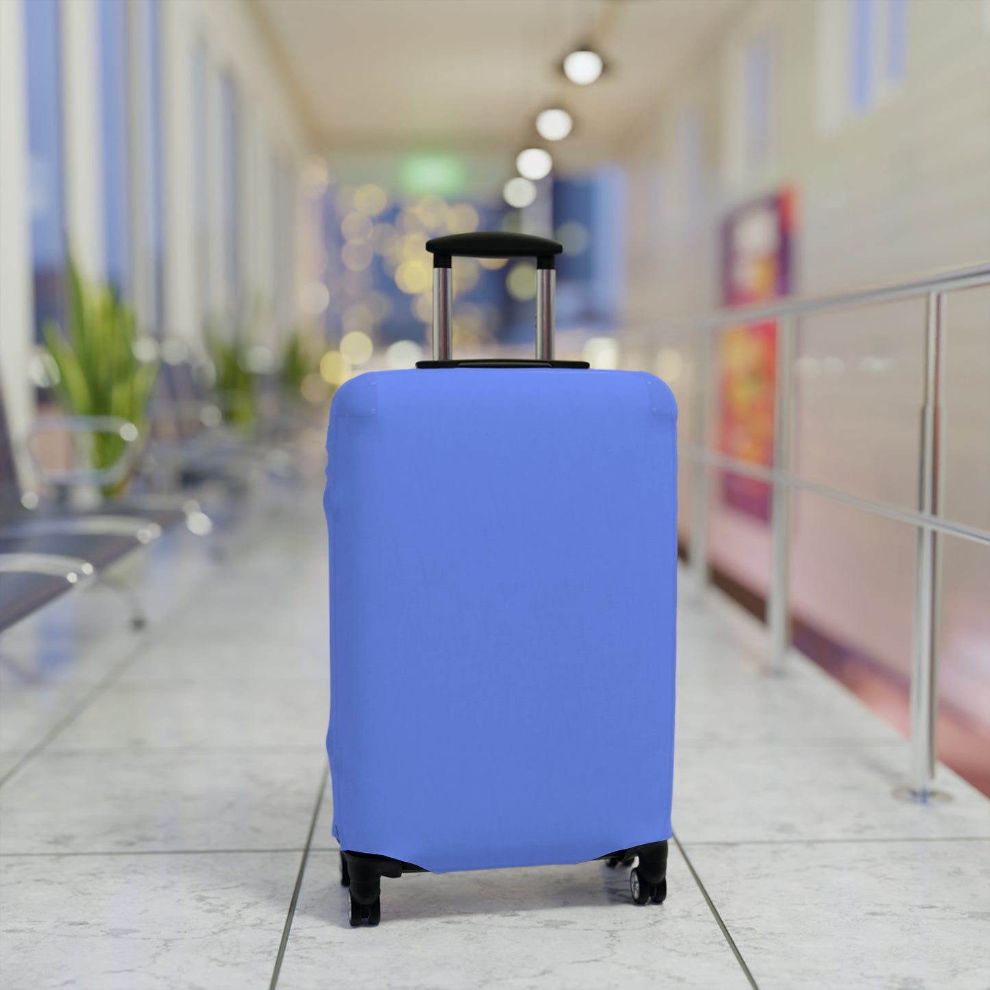 Periwinkle Luggage Cover Travel Suitcase Cover Protective Stretch Cover