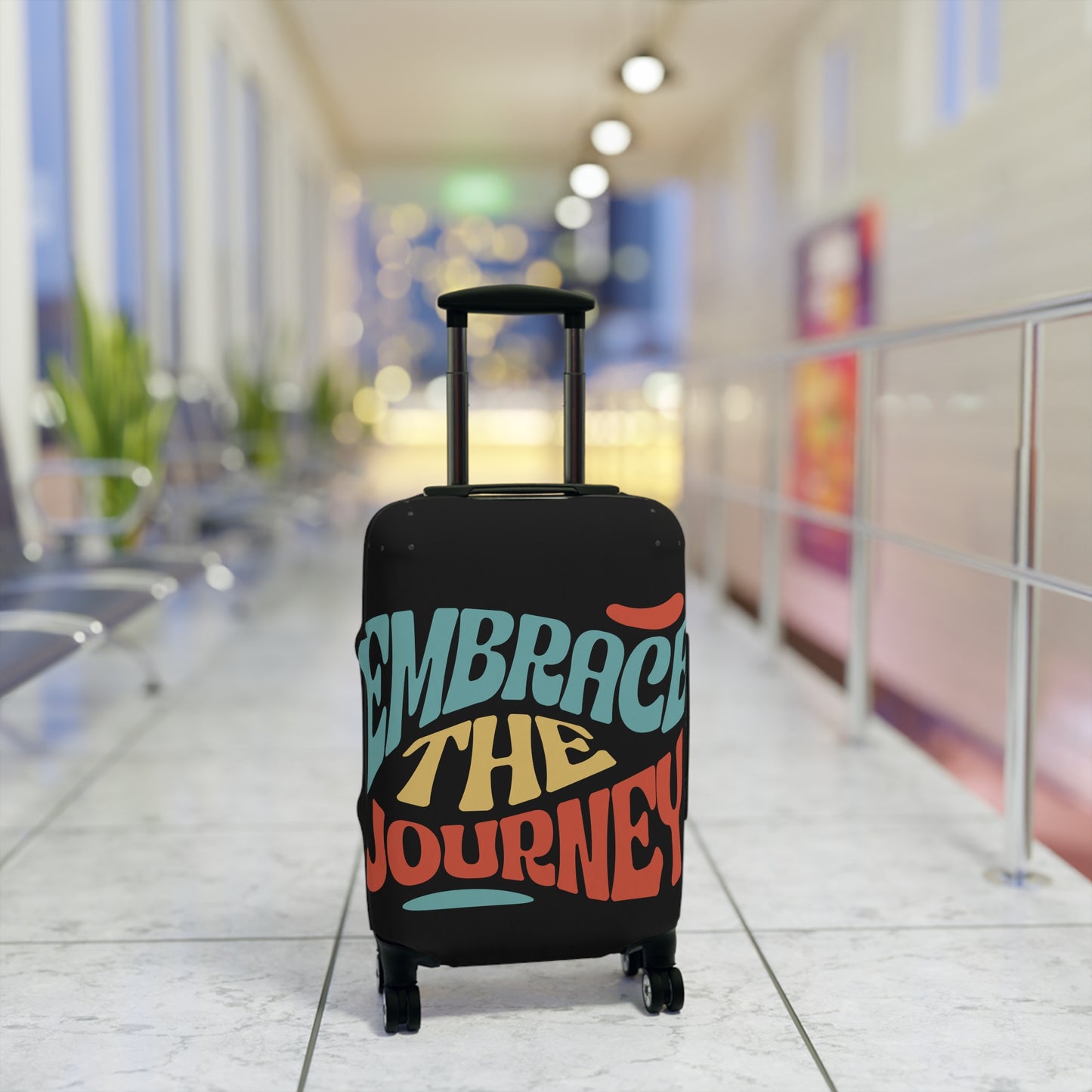 Embrace The Journey Luggage Cover Travel Suitcase Cover